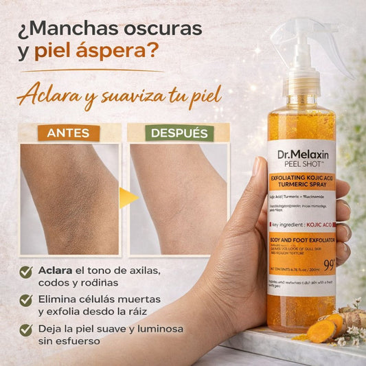 Dr. Melaxin exfoliante  con cúrcuma